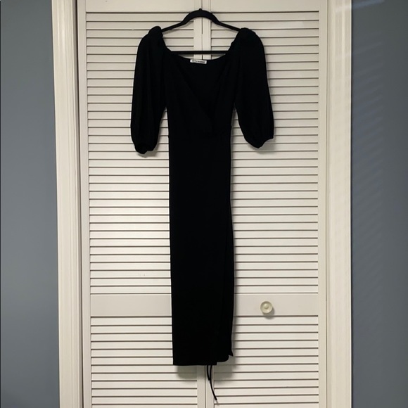 Reformation Calabra Quarter Sleeve Midi Dress NWT - Picture 2 of 8